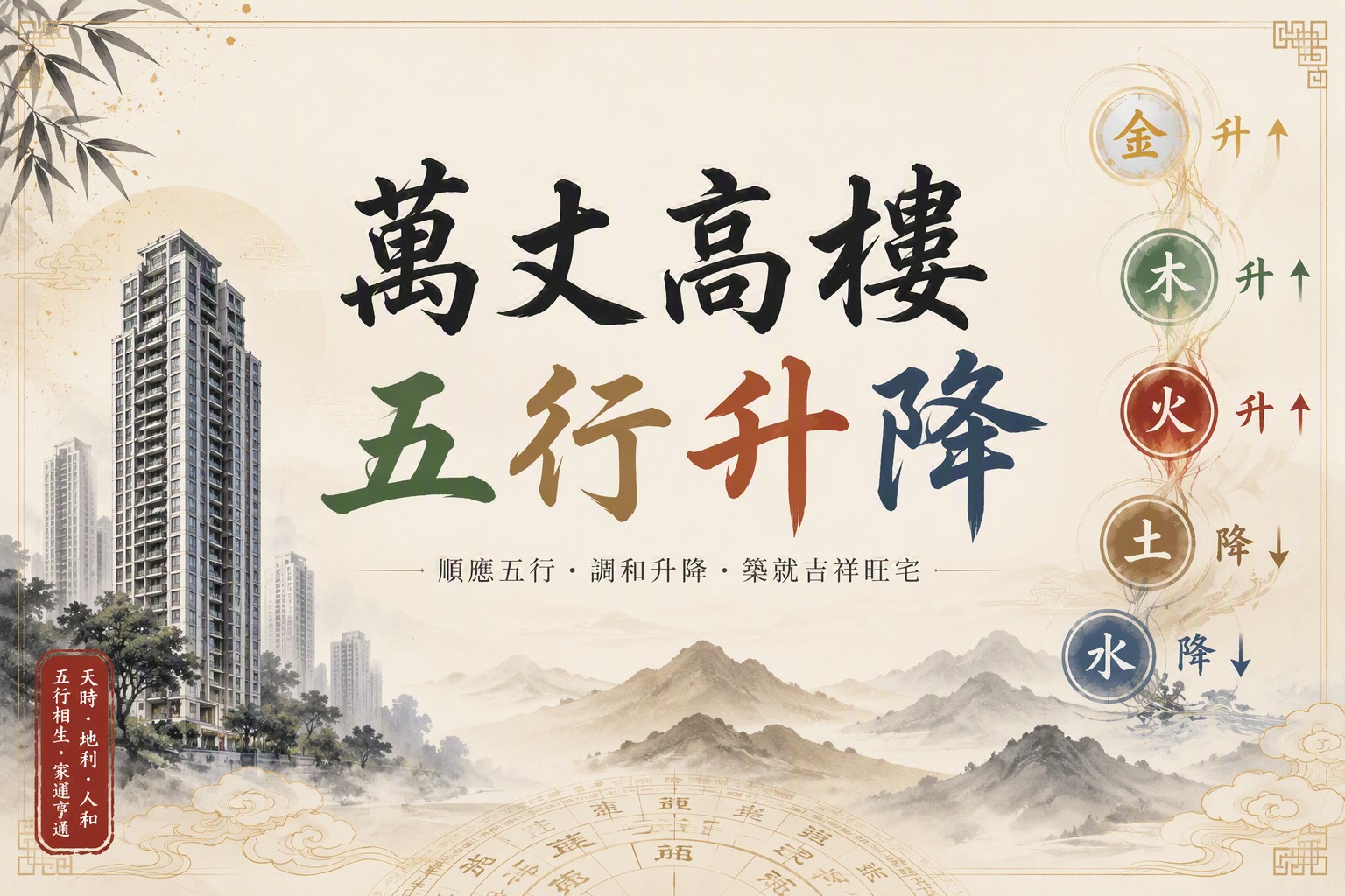 Featured image of post 萬丈高樓vs五行升降